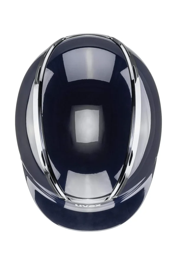 Uvex Exxeed Shiny Chrome Ratsastuskypärä